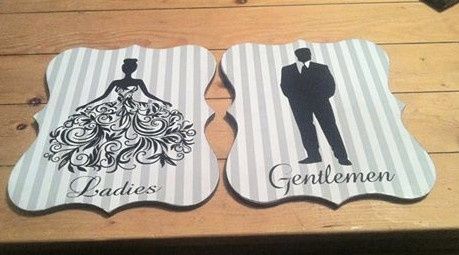 Wedding signs?  What are you doing?