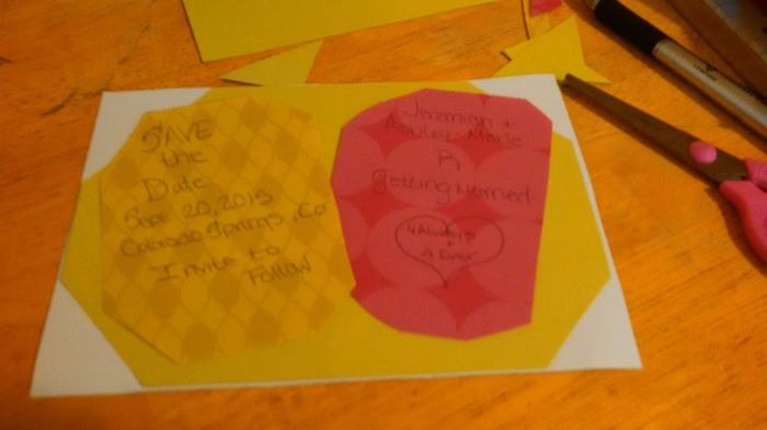 My Diy Save the Dates