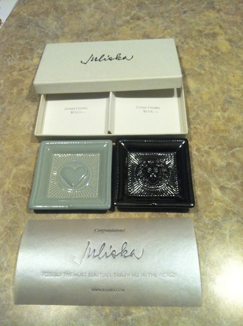 Anyone else receive their free ring dishes from Juliska this week?