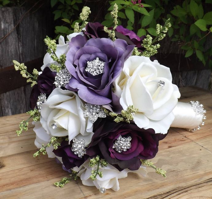 People debate all the time about real vs. silk flowers...both can be beautiful