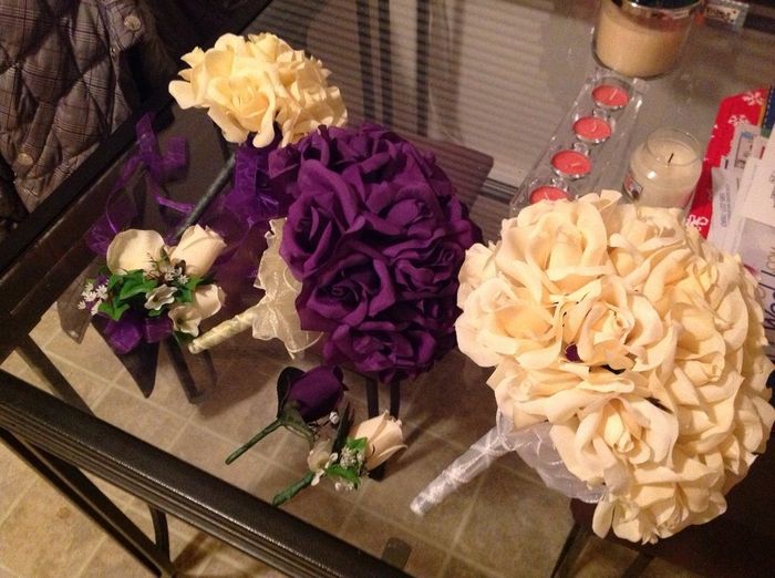 My flowers came!!!! :)