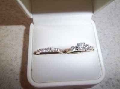 wedding band and dress came in!!!!