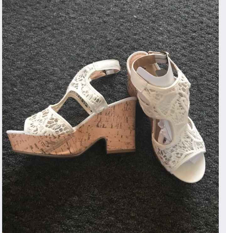 I bought my wedding shoes!