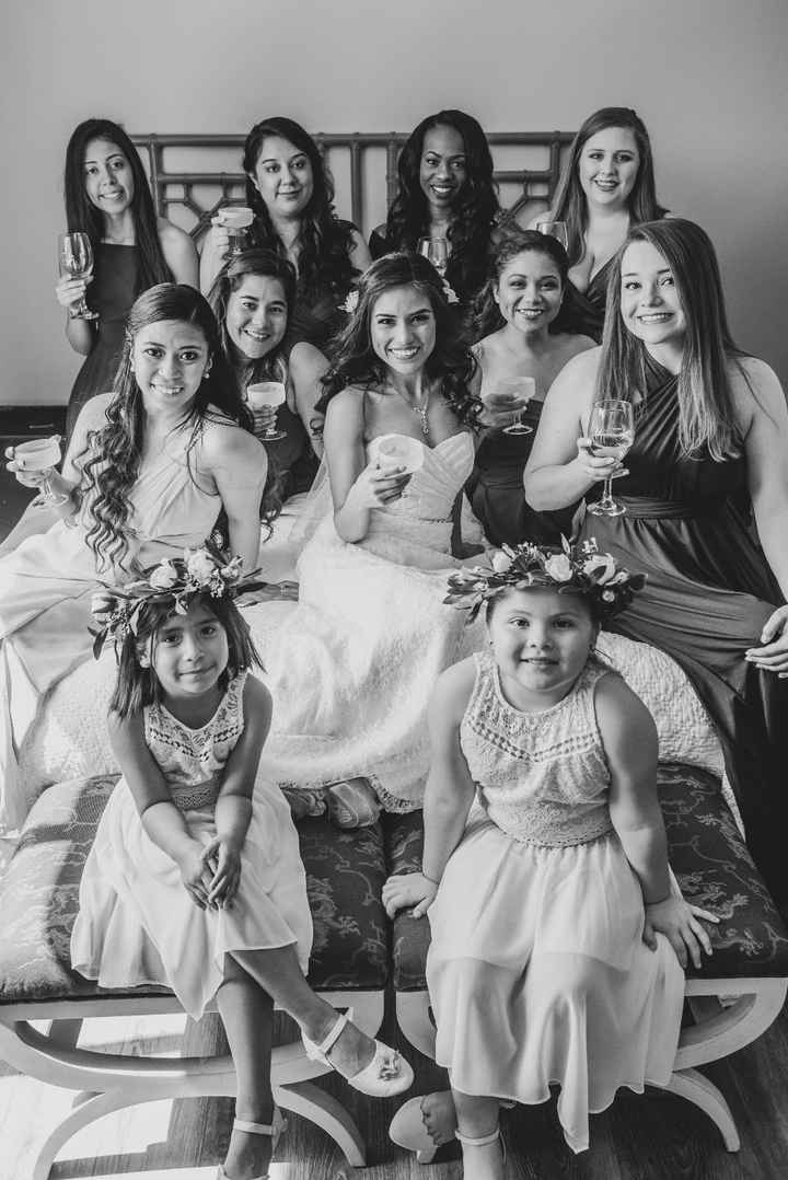 Bridesmaid and Best Friends as honor attendees