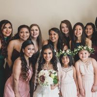 Have you bridesmaids and have your closest friend participate in the bridal photos, just change the 