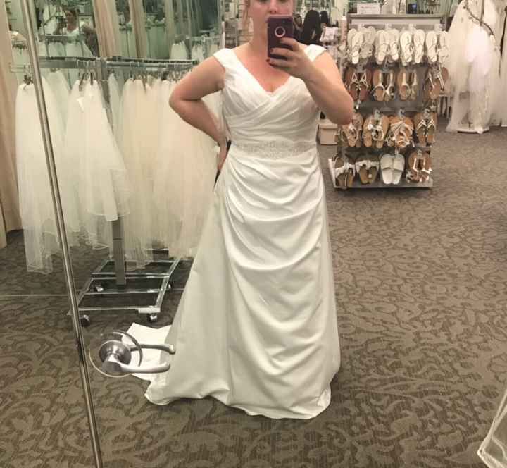 i found my dress! Should i add sleeves? - 1