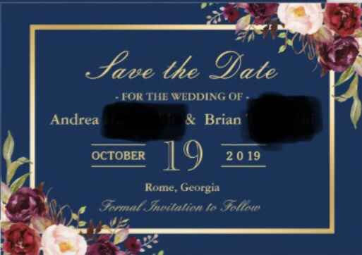 Show me your Save the Dates! - 1