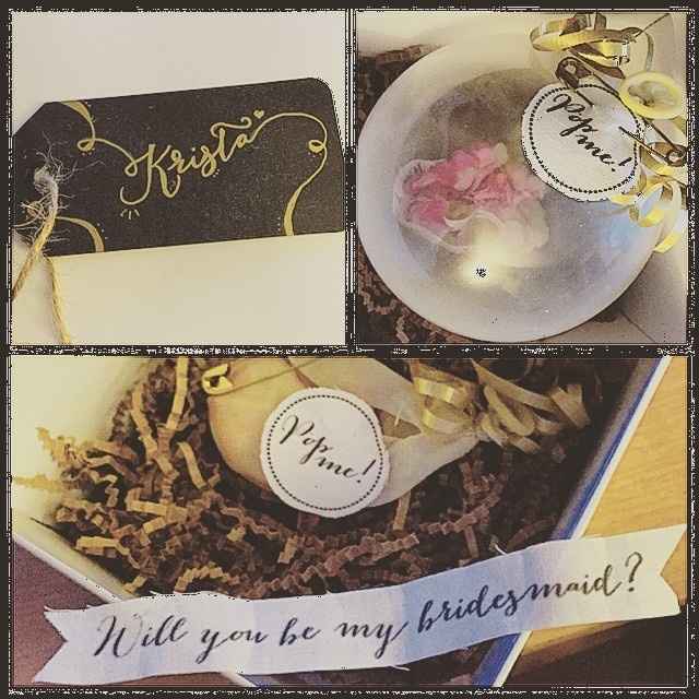 Bridesmaid proposal boxes