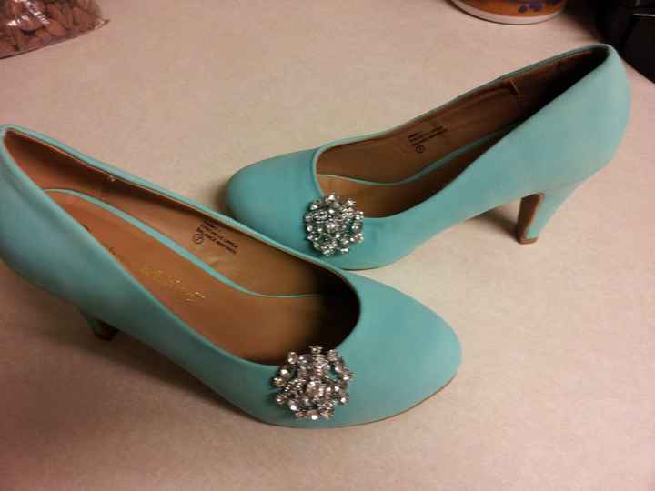 Look at my gorgeous wedding shoes!!!! Show me yours