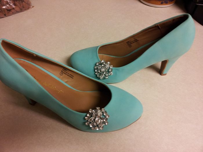 Look at my gorgeous wedding shoes!!!! Show me yours