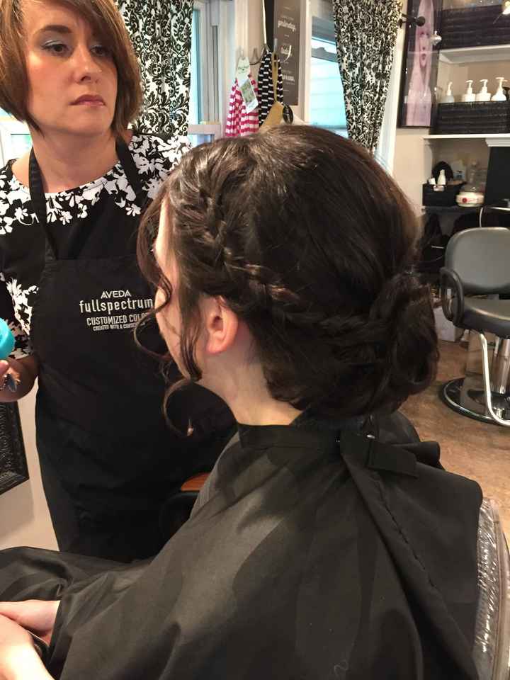 Short/Medium Hair Updo