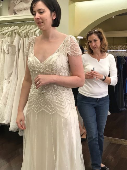 What was the most unique dress you tried on? Pics?