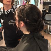 Short/Medium Hair Updo