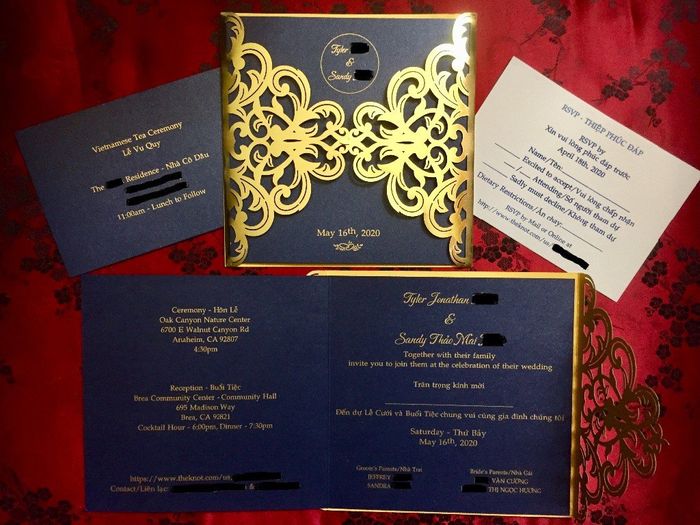 Finished Wedding Invites! 1