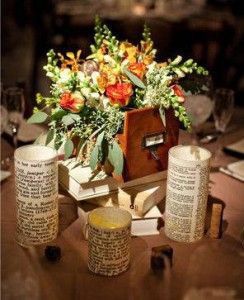 Movie and Author Themed Reception Tables 1