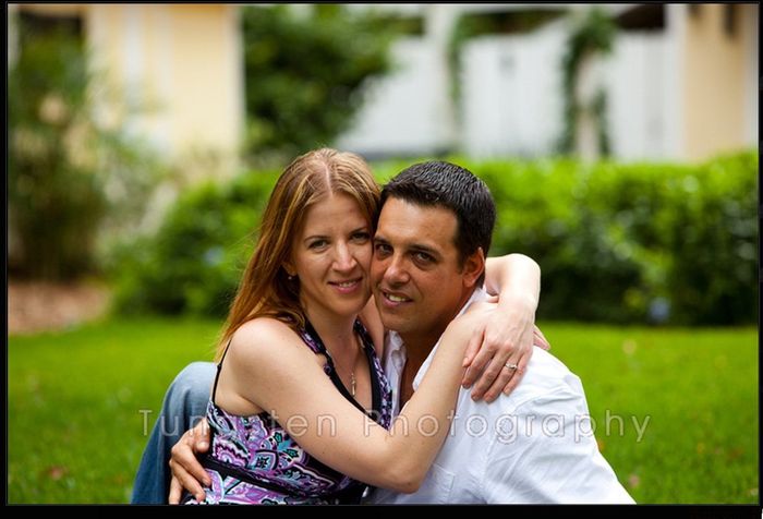 Which photo should I choose from the engagement shoot for the wedding? Help me pick