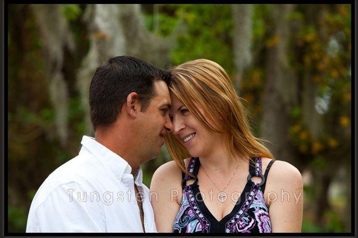 Which photo should I choose from the engagement shoot for the wedding? Help me pick