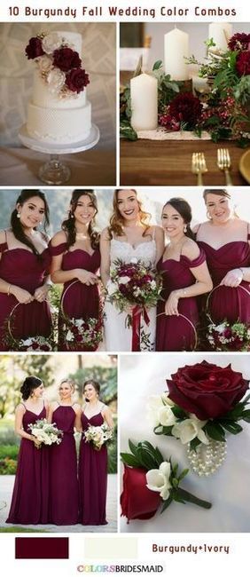Burgundy wedding theme