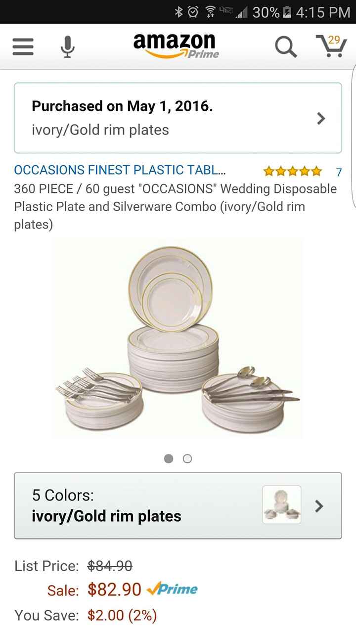 Plasticware?