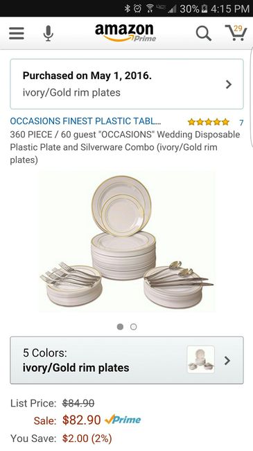 Plasticware?