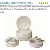 Plastic Disposable Dishes ??