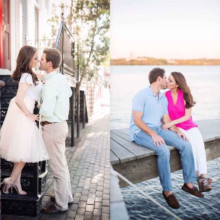 Engagement photo attire