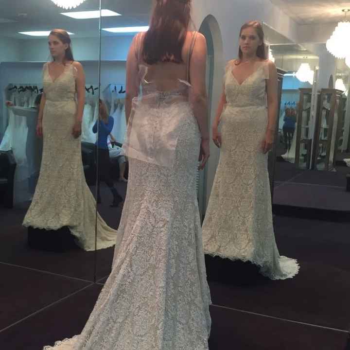Let me see what you're wearing on your wedding day