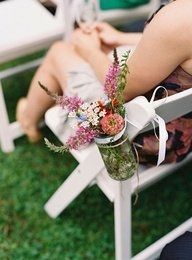 chair sashes on white wooden chairs yay or nay?