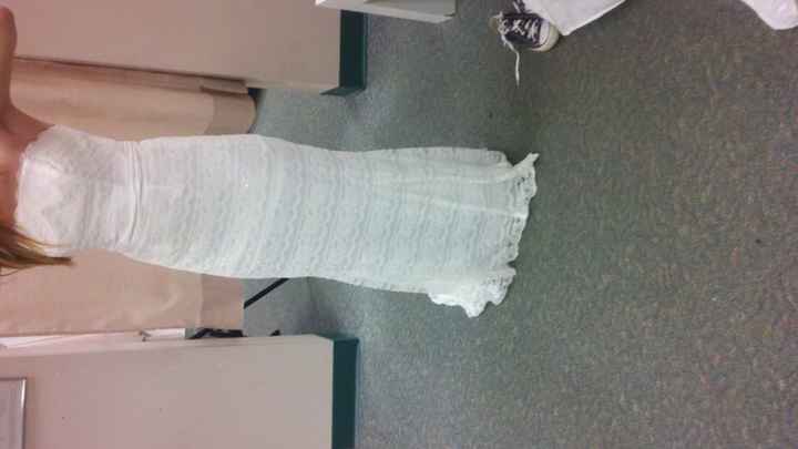 Finally pictures of the dress!