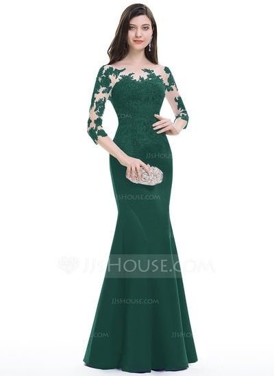 Dark Green Bridesmaid Dresses - 1