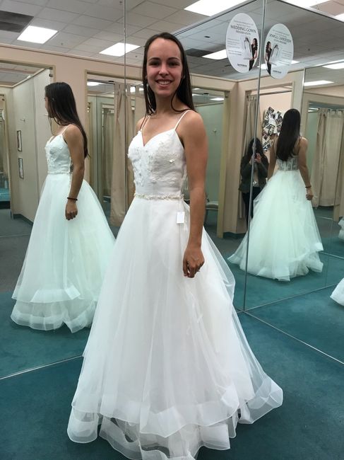 Dresses from David’s Bridal 1