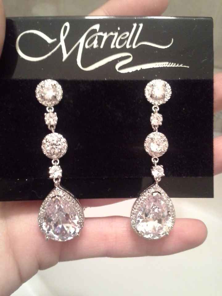 Earings and Headpiece arrived!!!!