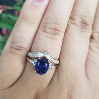 Sapphire Engagement Rings - 1