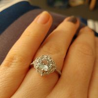 New engagement ring- show me your rings!