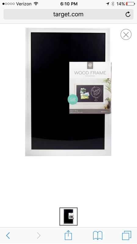 PSA: Framed Chalkboard $11.99