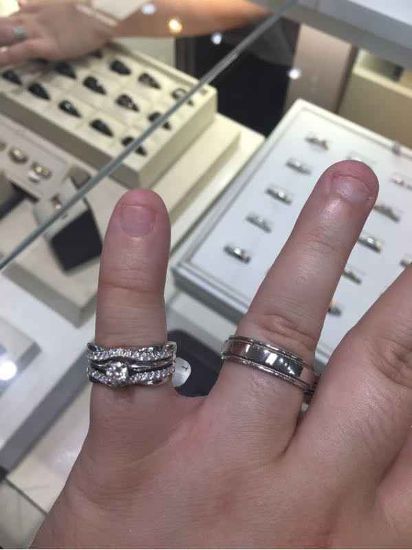We bought our wedding bands!