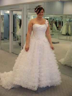 Wedding Dress with or without flowers?