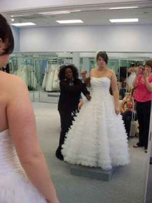 The dress you thought you had to have. And the dress you are wearing/wore on your wedding day