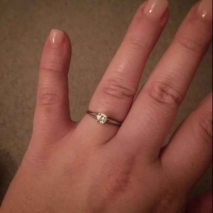 Engagement ring/wedding ring