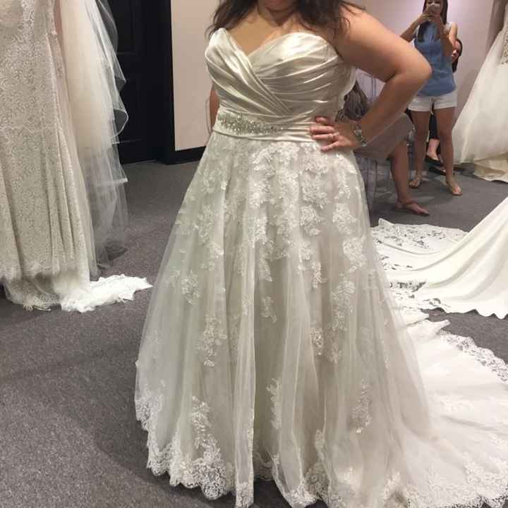 Year and a half out! Also dress debate