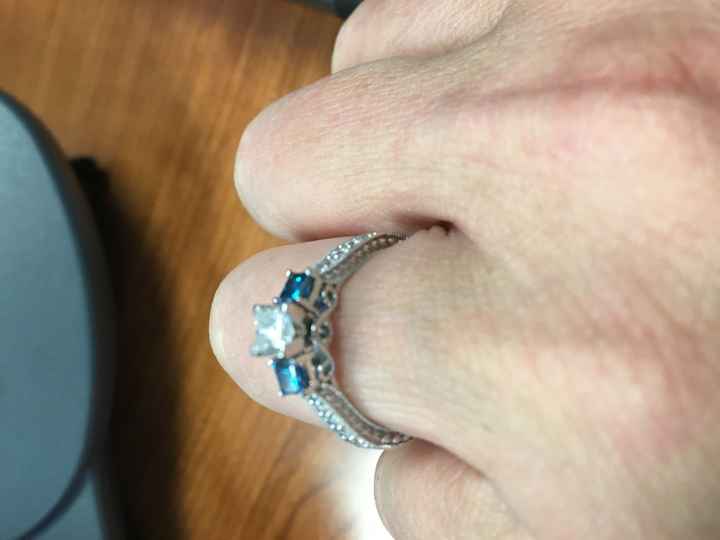 Rings with alt. Gemstone color and/or engravings?