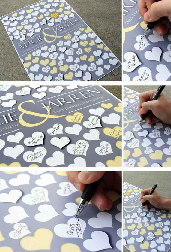 Unique guest book ideas