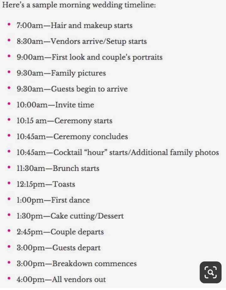 Morning Wedding??? - 1