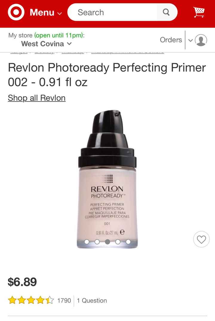 Pore reducing primer? - 1