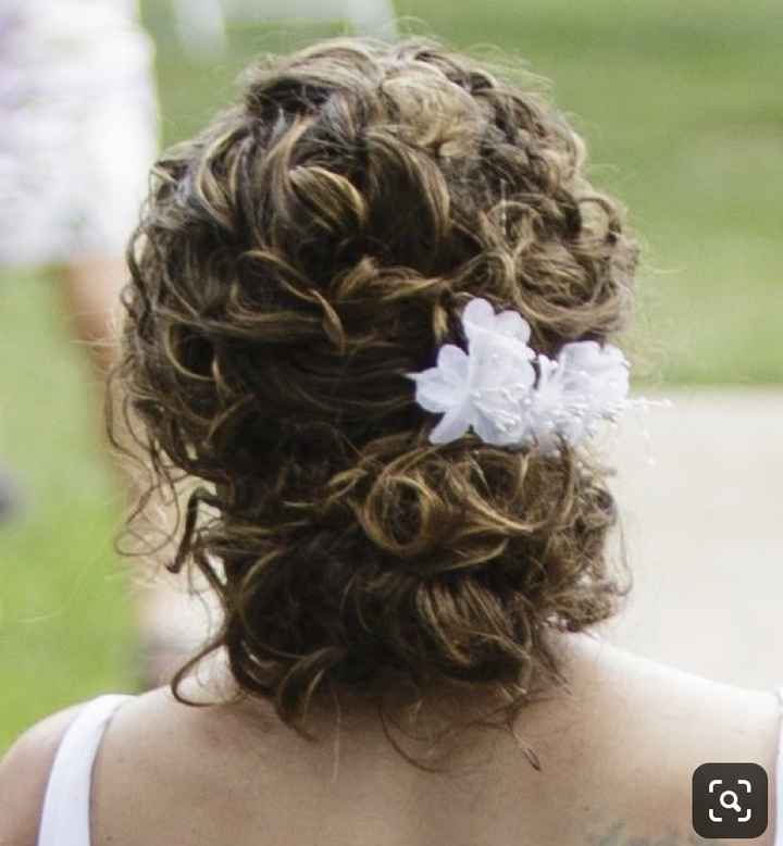 Curly Hair Style for Bride - 1