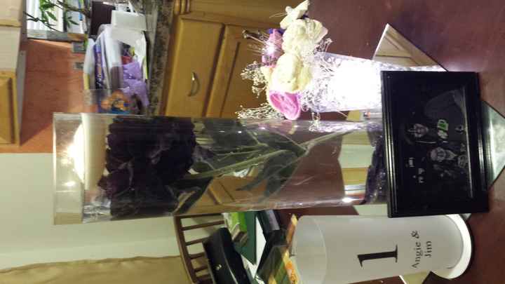 My DIY sola flower bouquet and centerpieces  *pic heavy