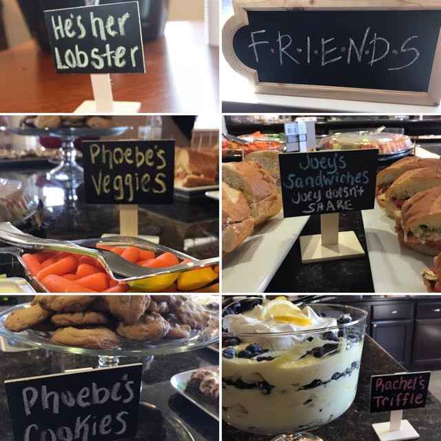 F*R*I*E*N*D*S themed shower!