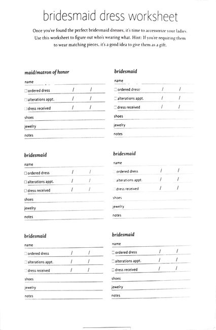 bridesmaid spread sheets 1