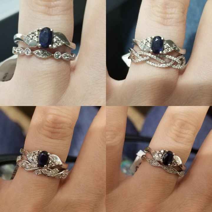 Help me pick a wedding band for my ring? - 1