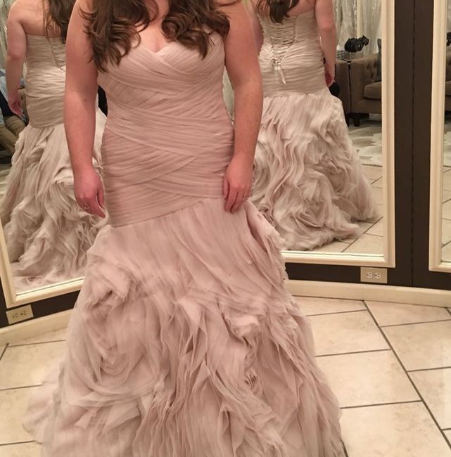 Second guessing myself on the dress - 1